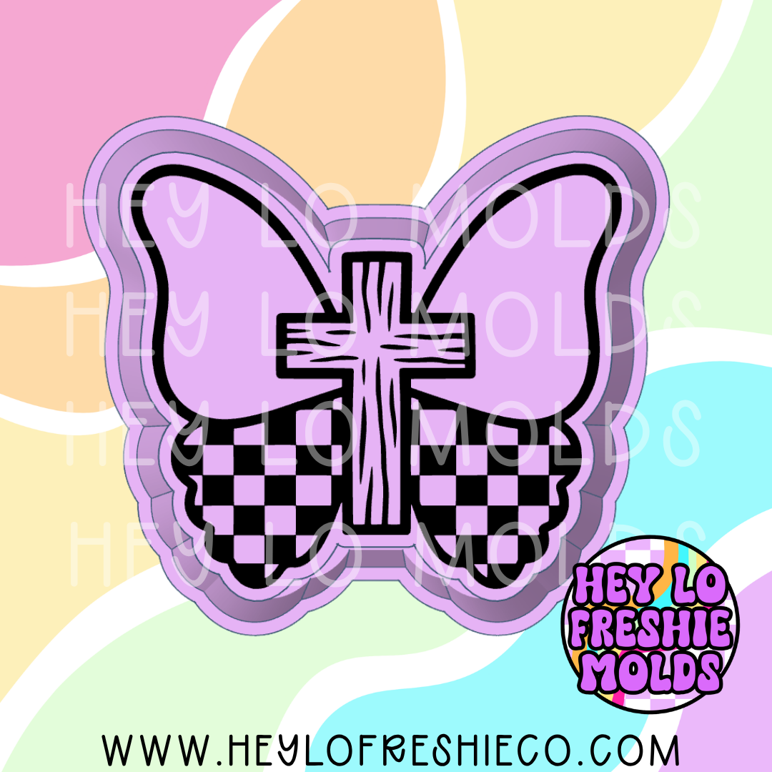 Cross Butterfly Silicone Mold