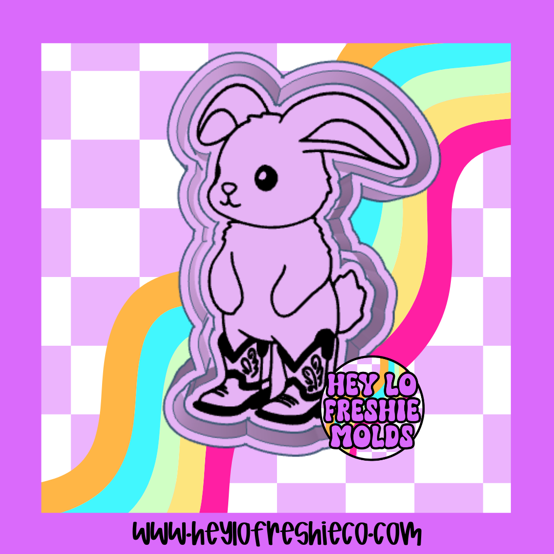 Bunny In Boots Silicone Mold