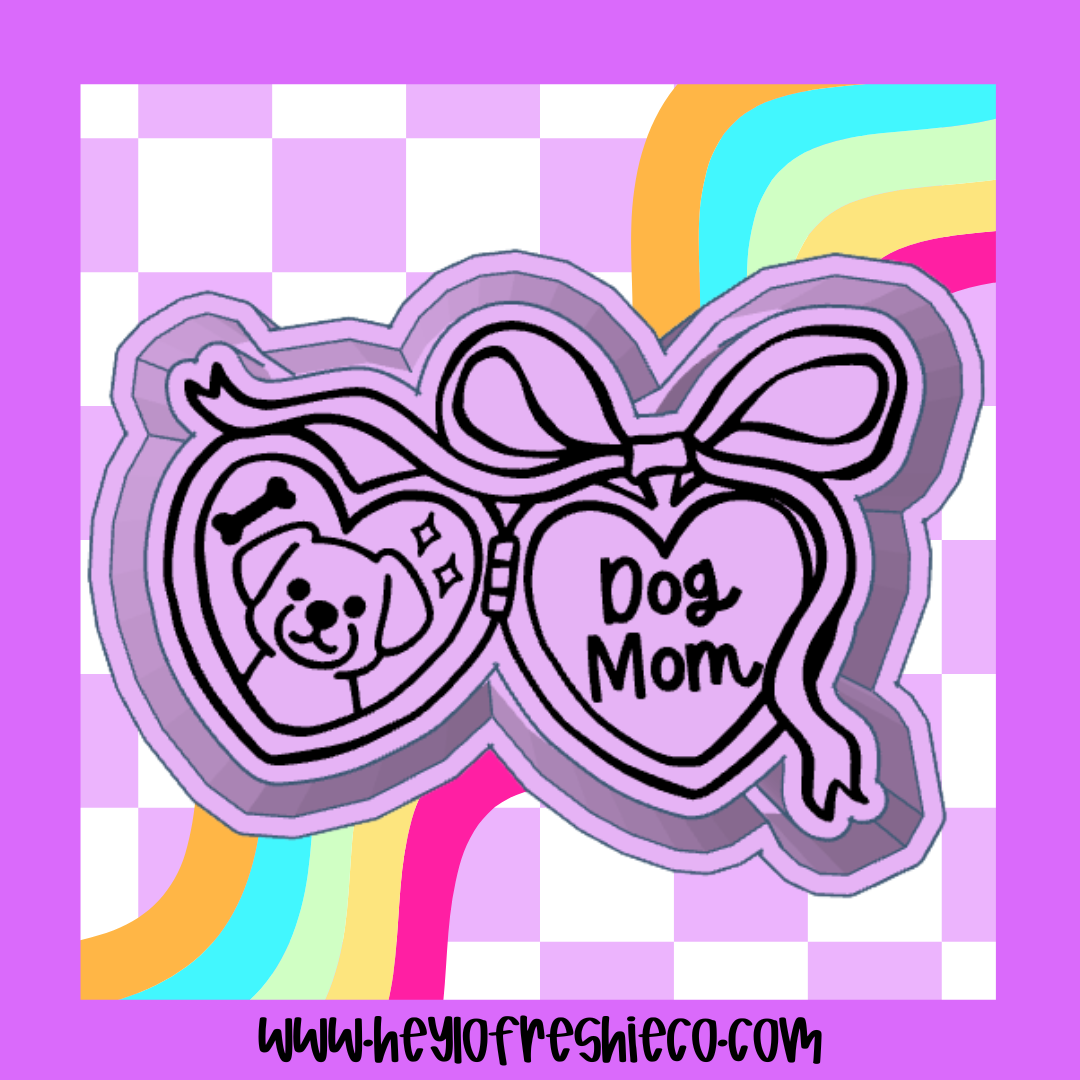Dog Mom Locket Silicone Mold