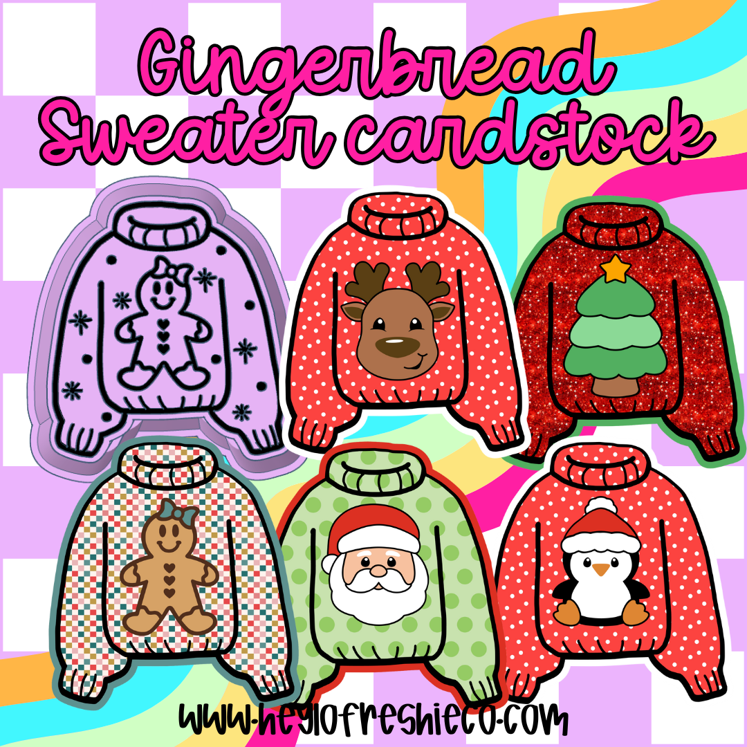 Cardstock Grab Bag | Gingerbread Sweater