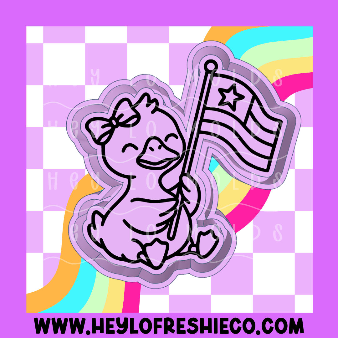 Flag Goose Silicone Mold