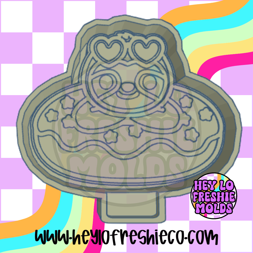 Pool Floatie Sloth Silicone Mold