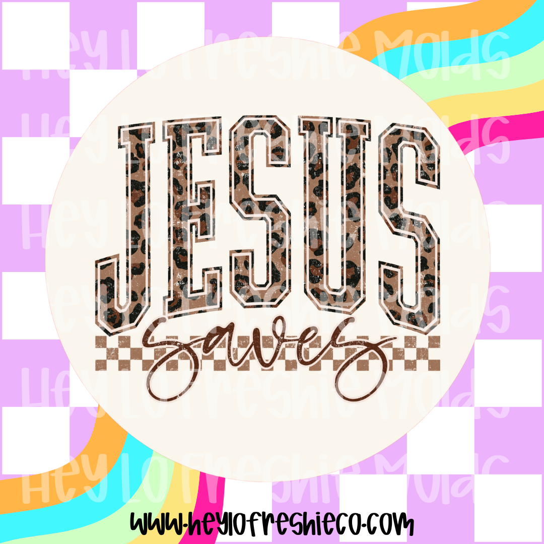 Round Cardstock 115 | Jesus Saves