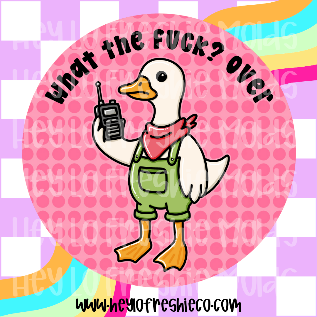 Round Cardstock 204 | What The Fuck? Over