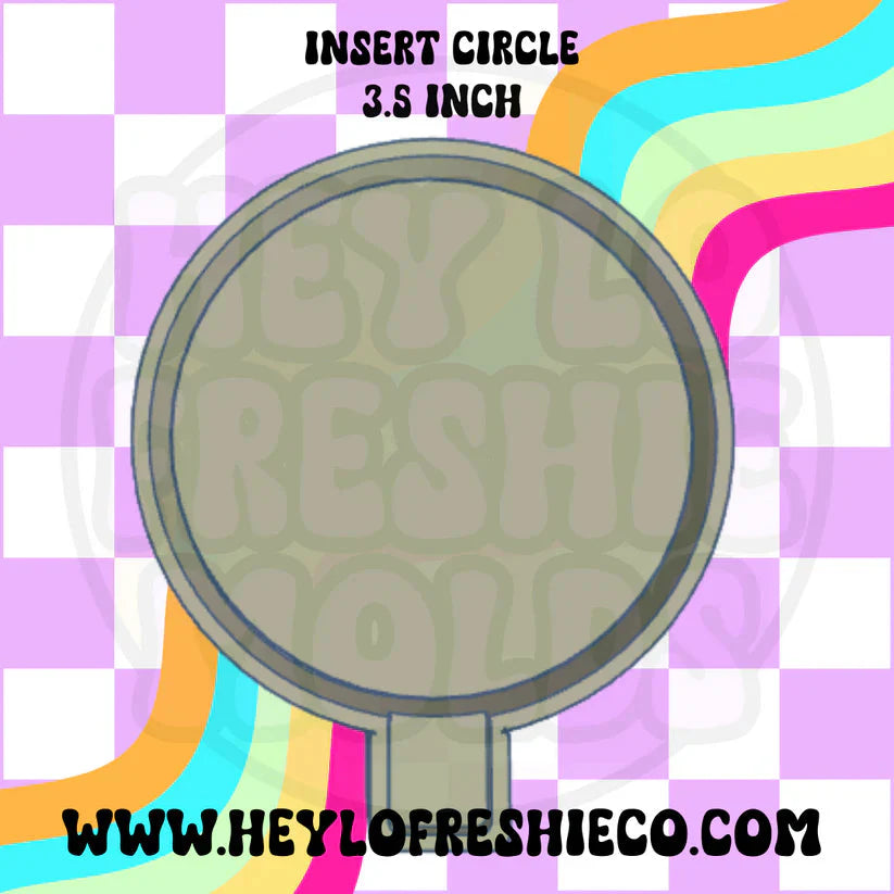 Checkered Circle Inserts