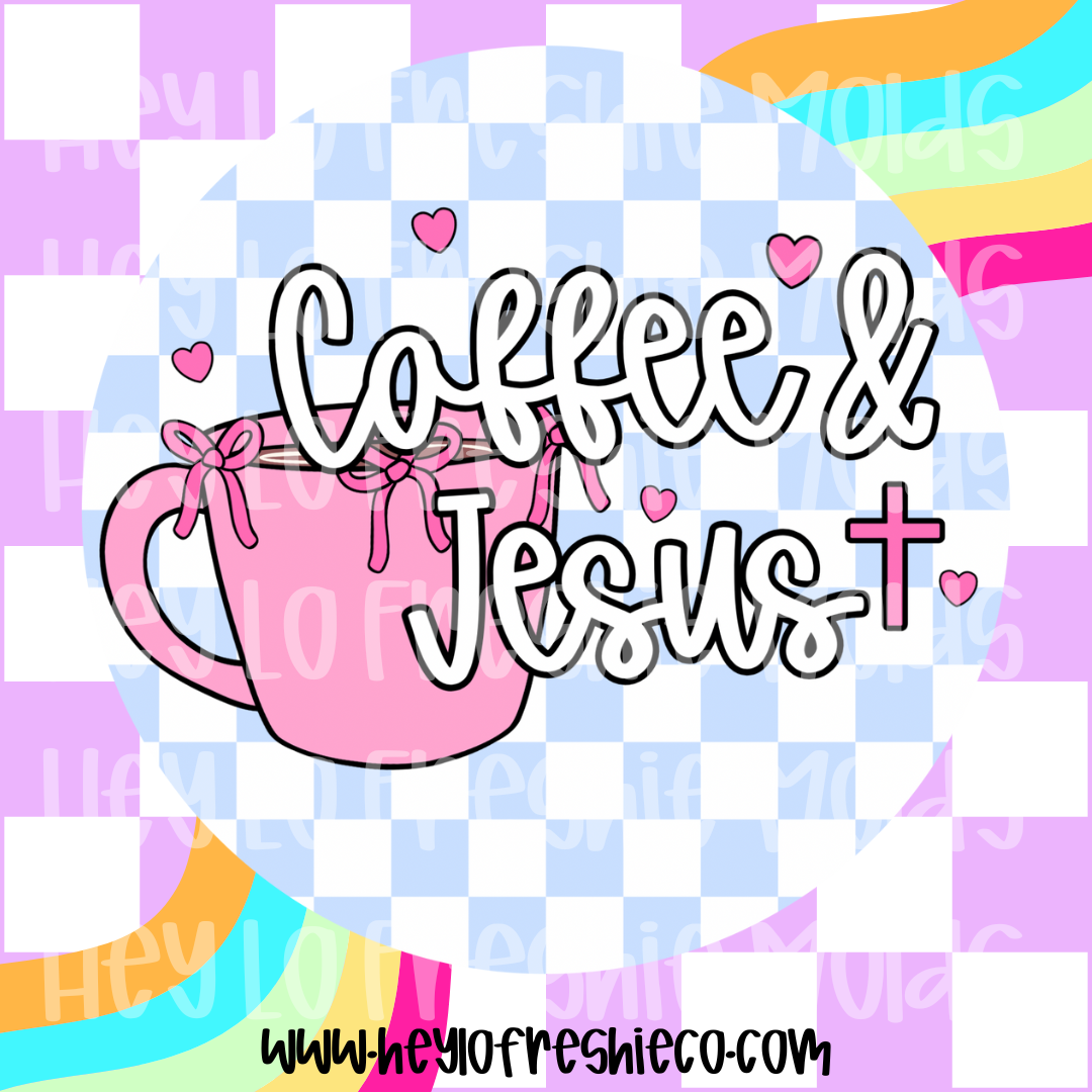 Round Cardstock 040 | Coffee & Jesus