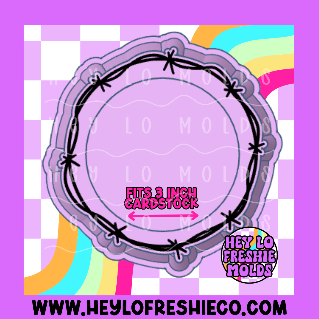 Barbed Wire Frame Silicone Mold