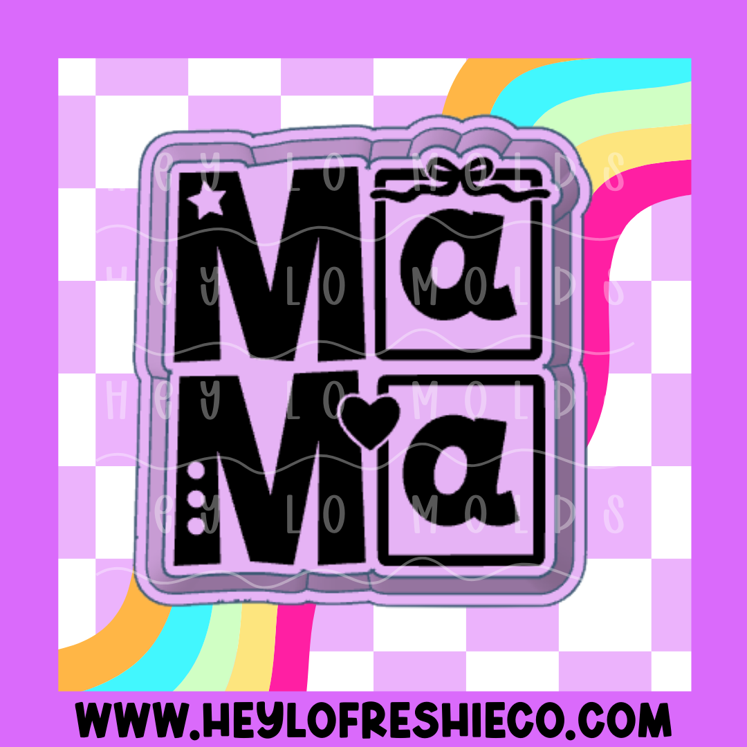 Mama Letters Silicone Mold