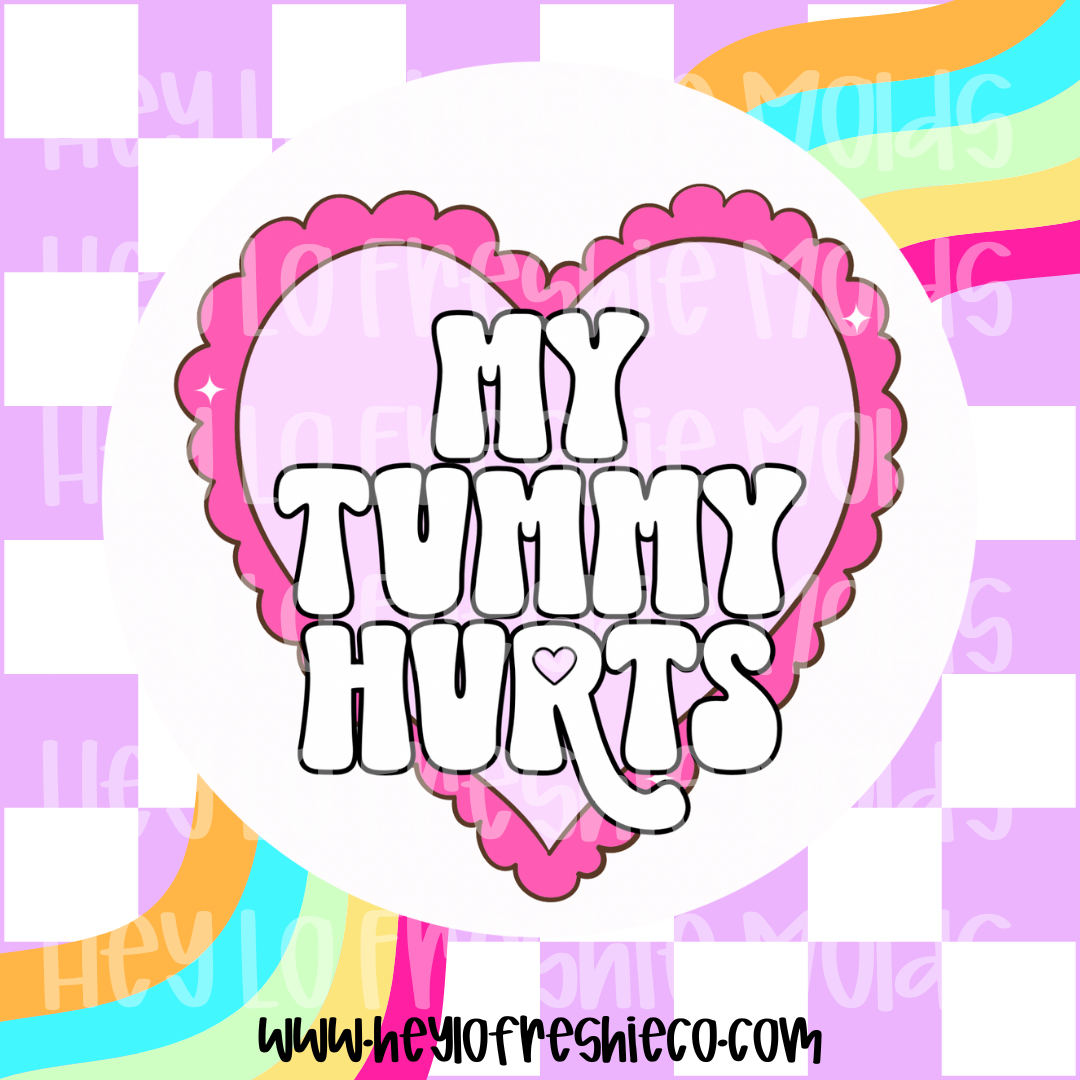 Round Cardstock | My Tummy Hurts