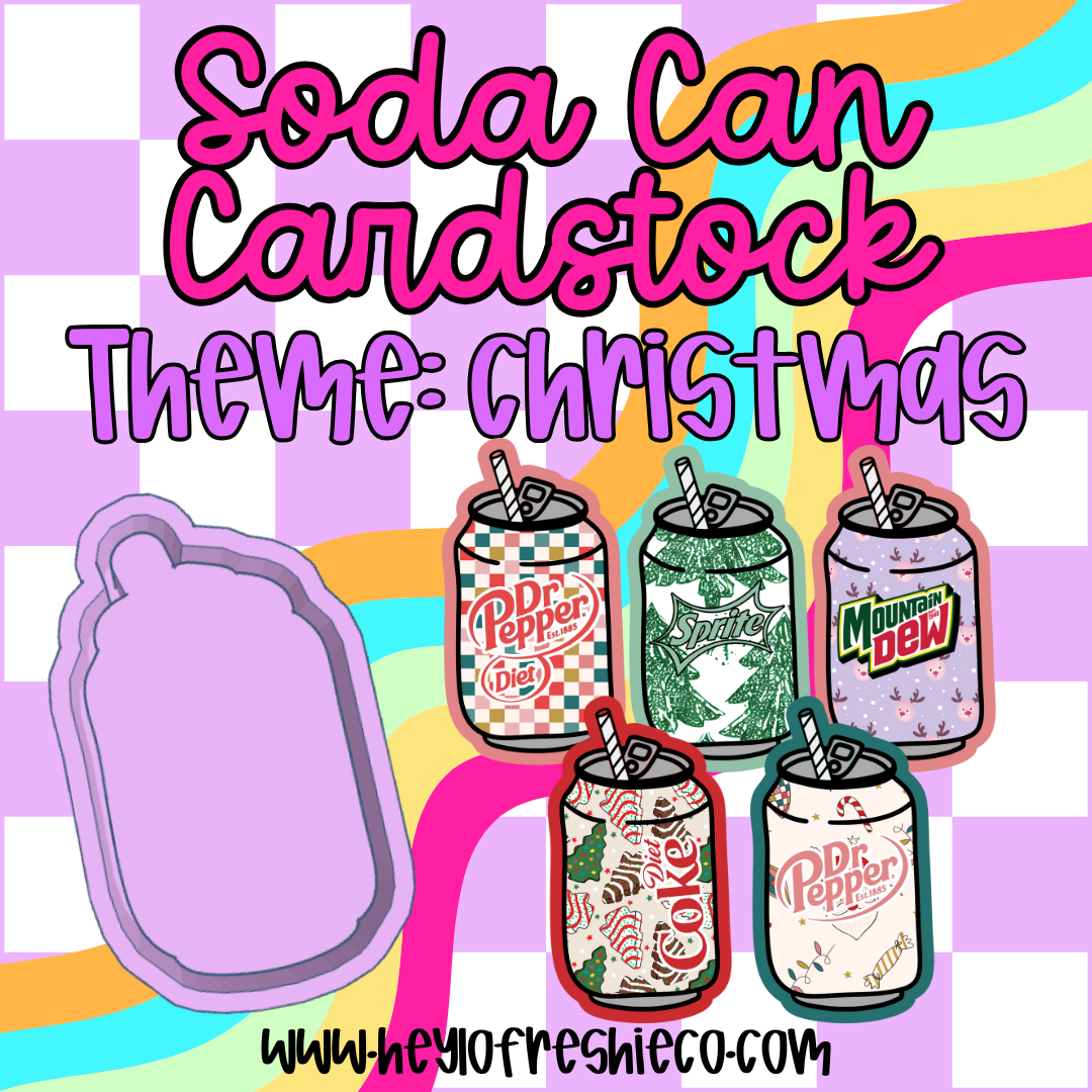 Cardstock Grab Bag | Christmas Soda Can