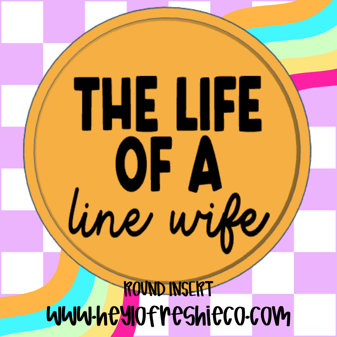 "The Life Of A" Circle Inserts Silicone Mold