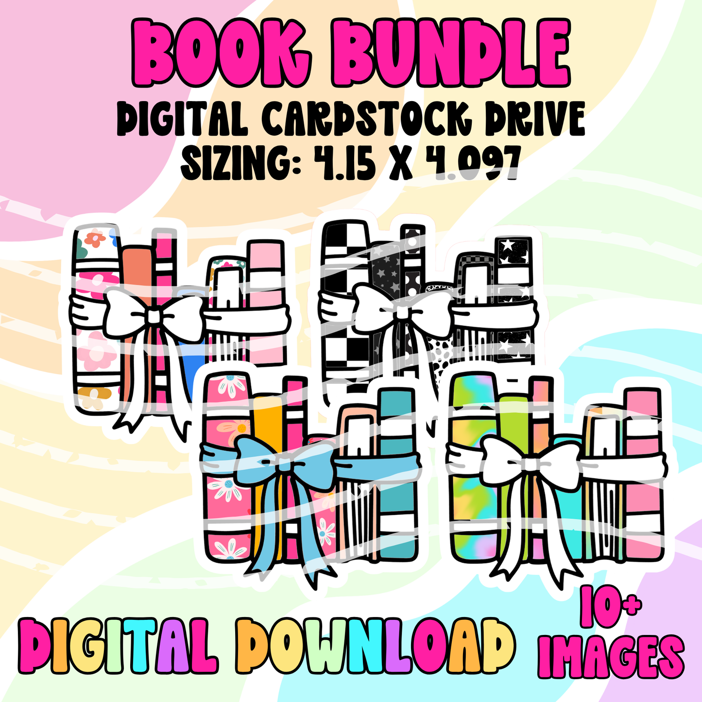 Digital Cardstock Drive: Book Bundle