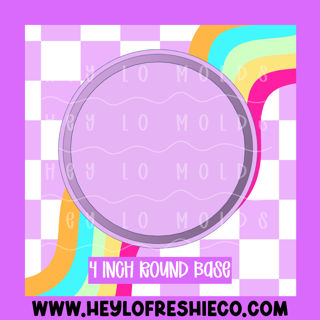 4 Inch Round Base Silicone Mold