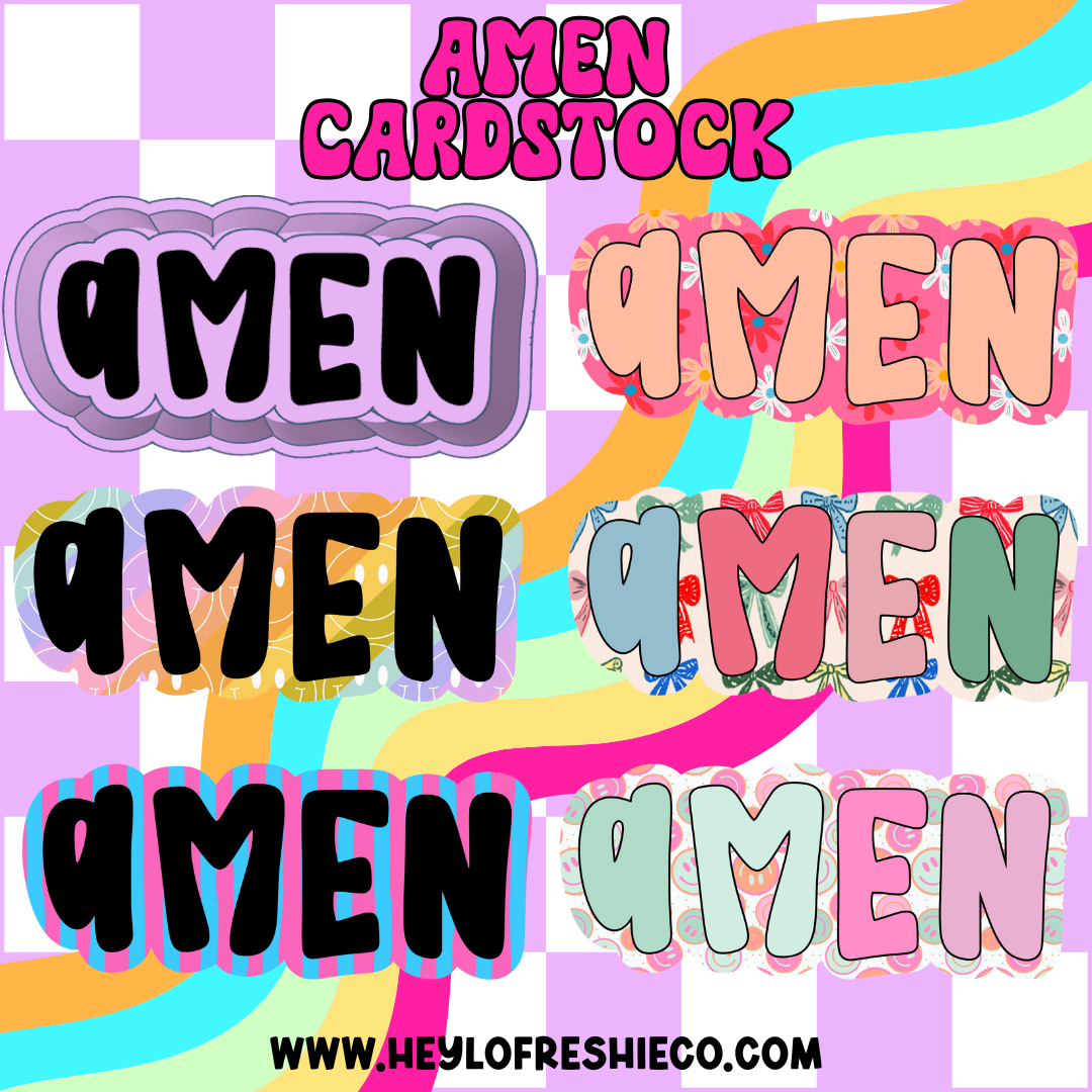 Amen Cardstock Grab Bag | 10 Count