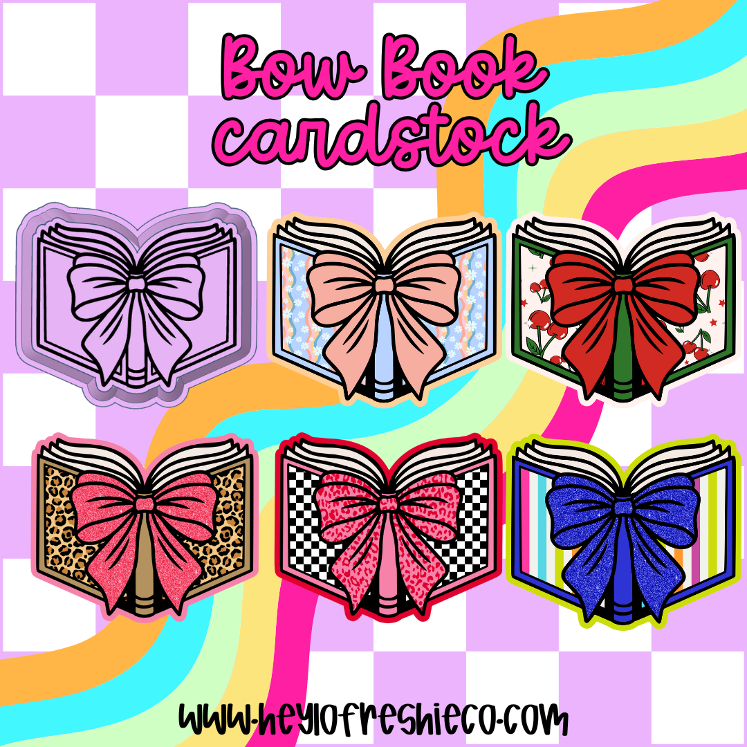 Bow Book Silicone Mold