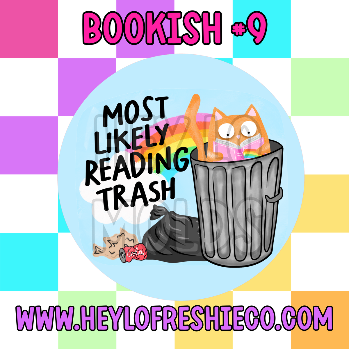 Pick Your Own (2.5 Inch Round) Cardstock - Bookish