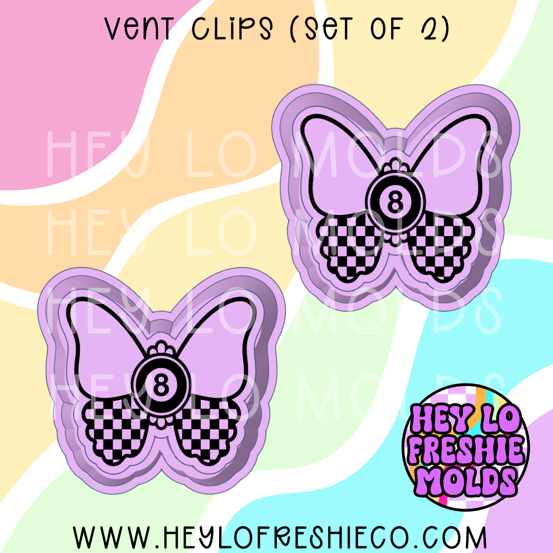 8 Ball Butterfly Vent Set Silicone Mold