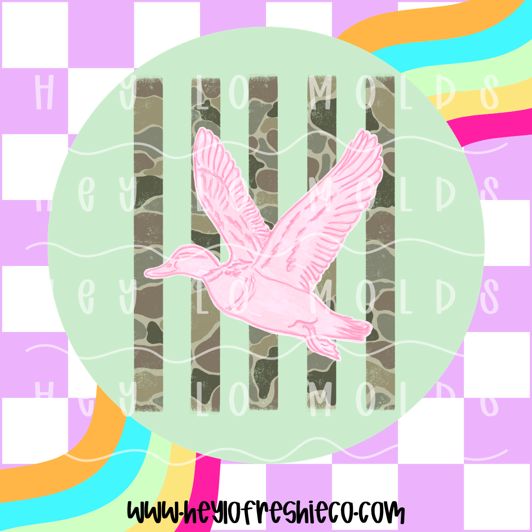 Round Cardstock 026 | Camo Duck