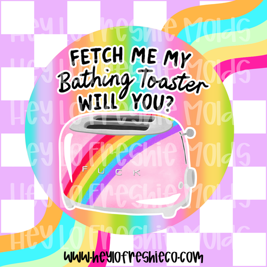 Round Cardstock 073 | Fetch Me My Bathing Toaster