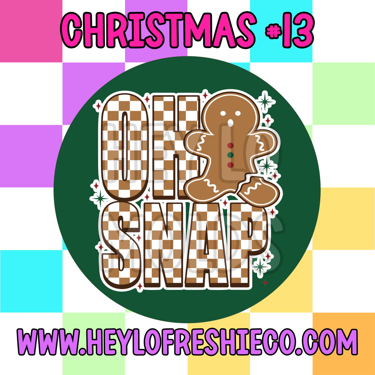 Pick Your Own (2 Inch Round) Cardstock - Christmas