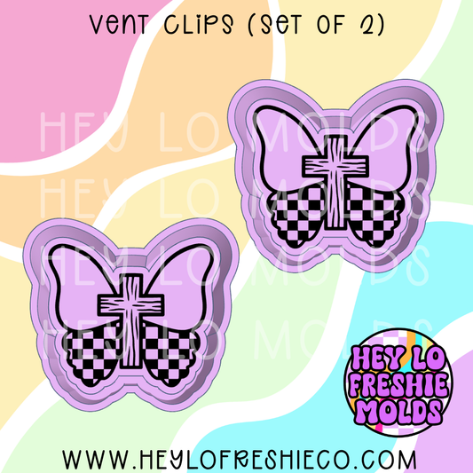 Cross Butterfly Vent Set Silicone Mold