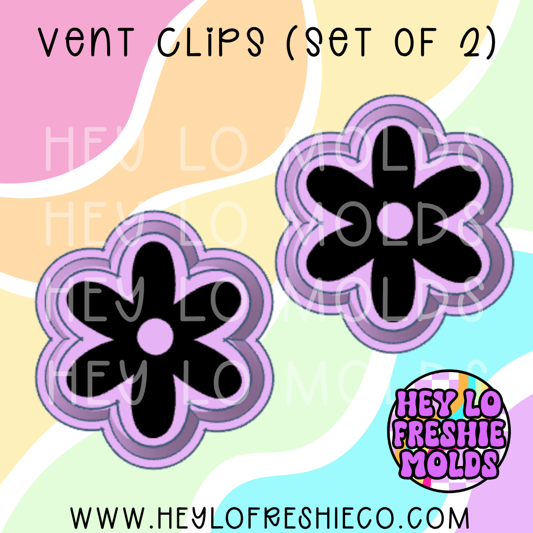 Daisy Vent Set Silicone Mold