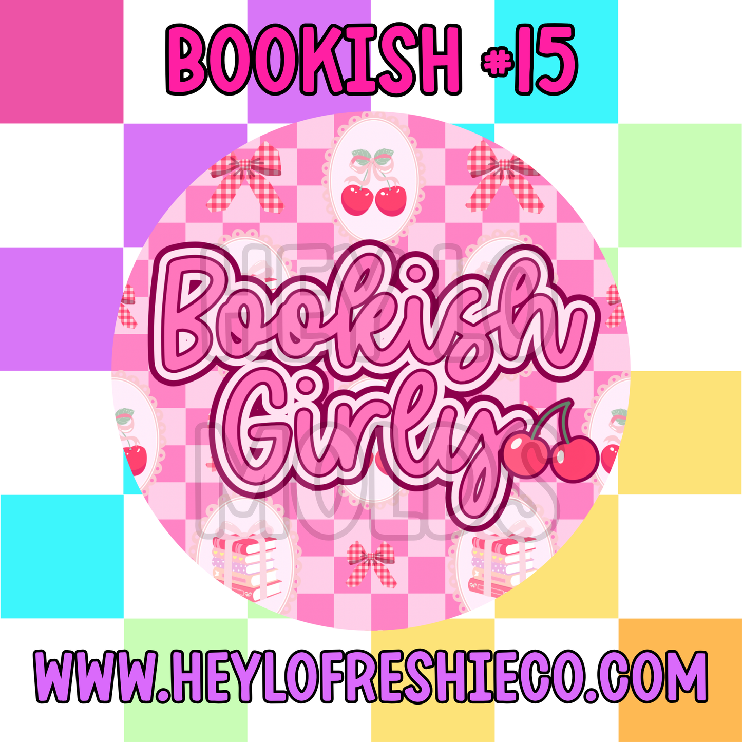 Pick Your Own (2.5 Inch Round) Cardstock - Bookish