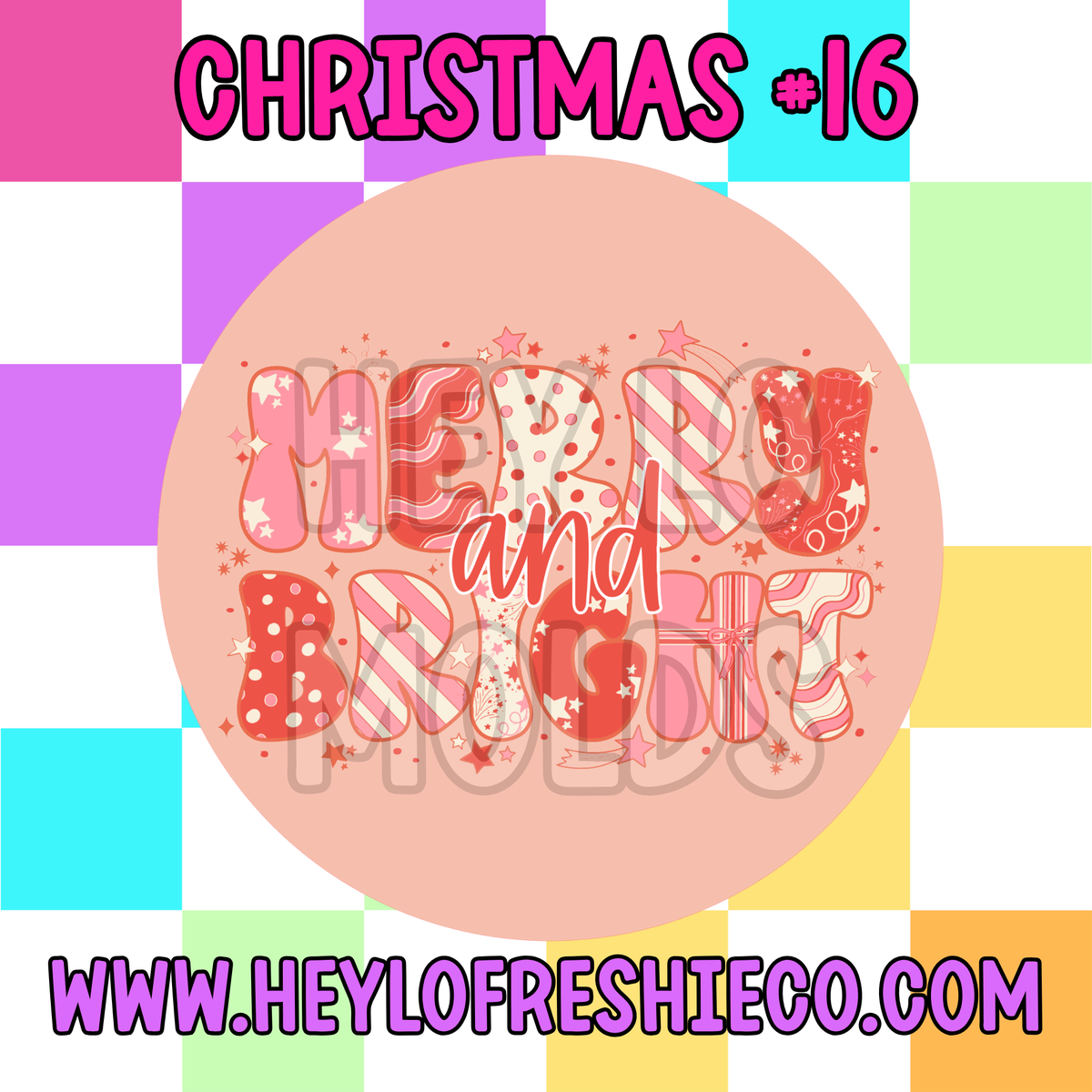 Pick Your Own (2 Inch Round) Cardstock - Christmas