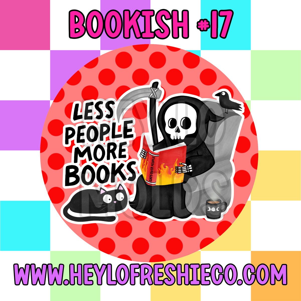 Pick Your Own (2.5 Inch Round) Cardstock - Bookish