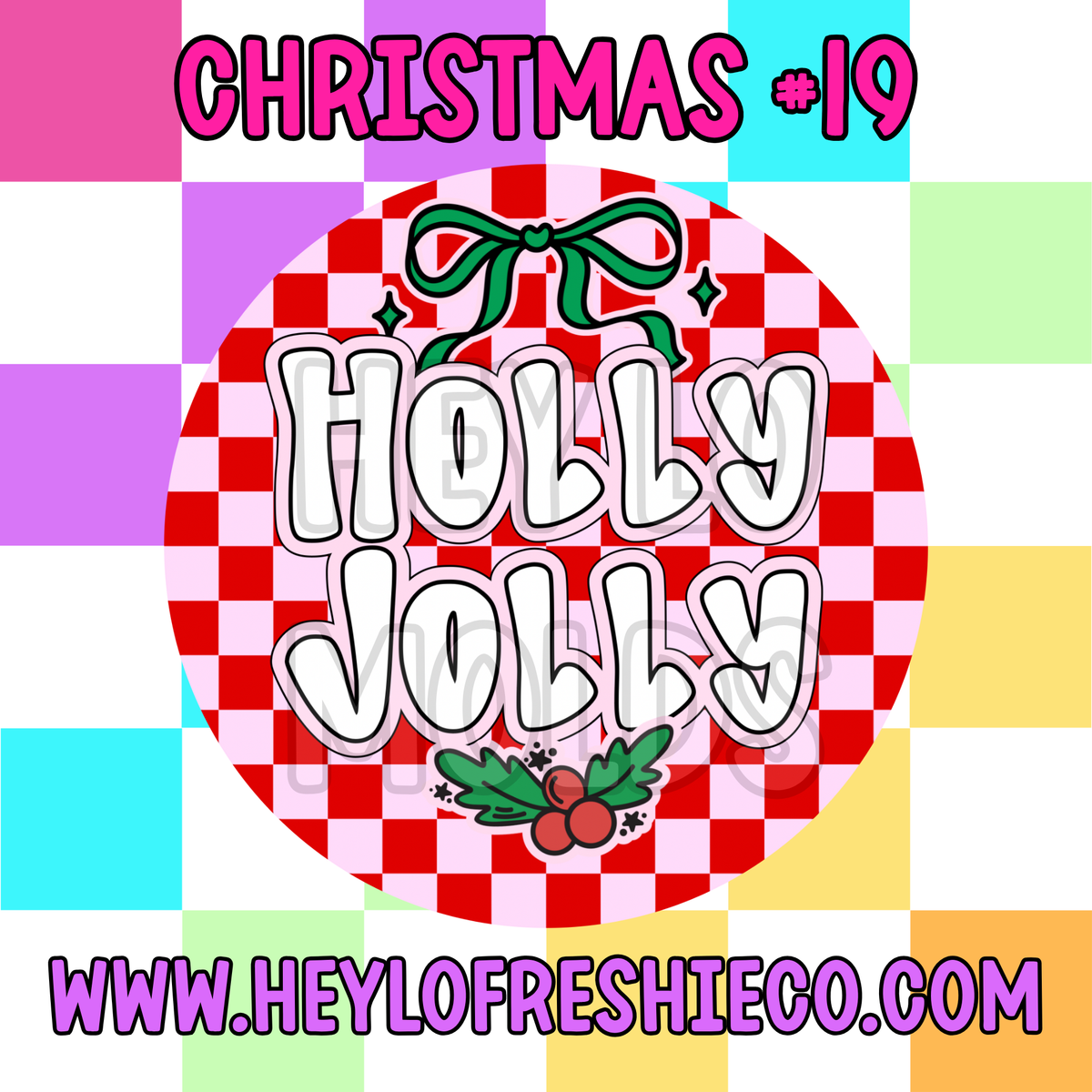 Pick Your Own (2 Inch Round) Cardstock - Christmas