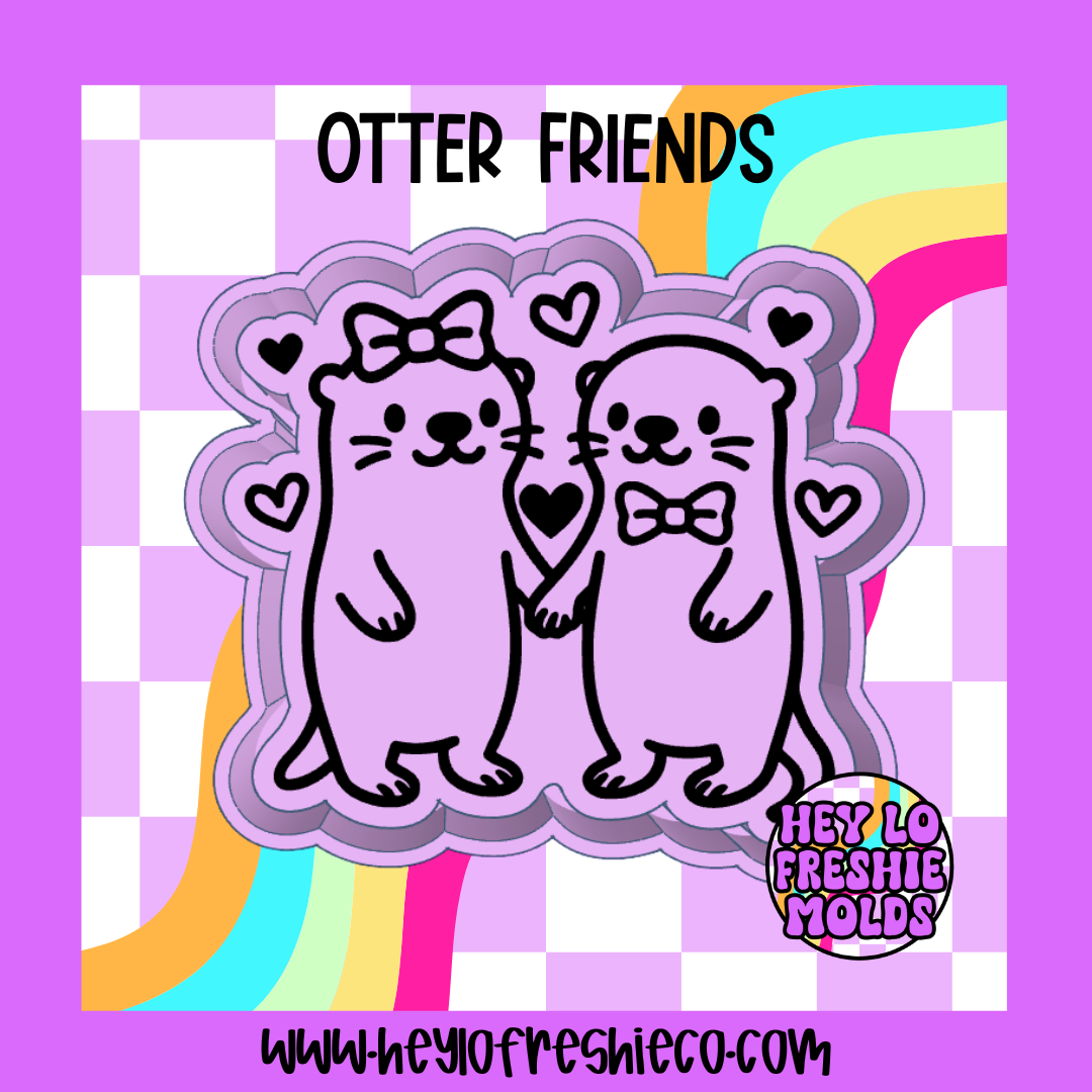 Otter Friends Silicone Mold