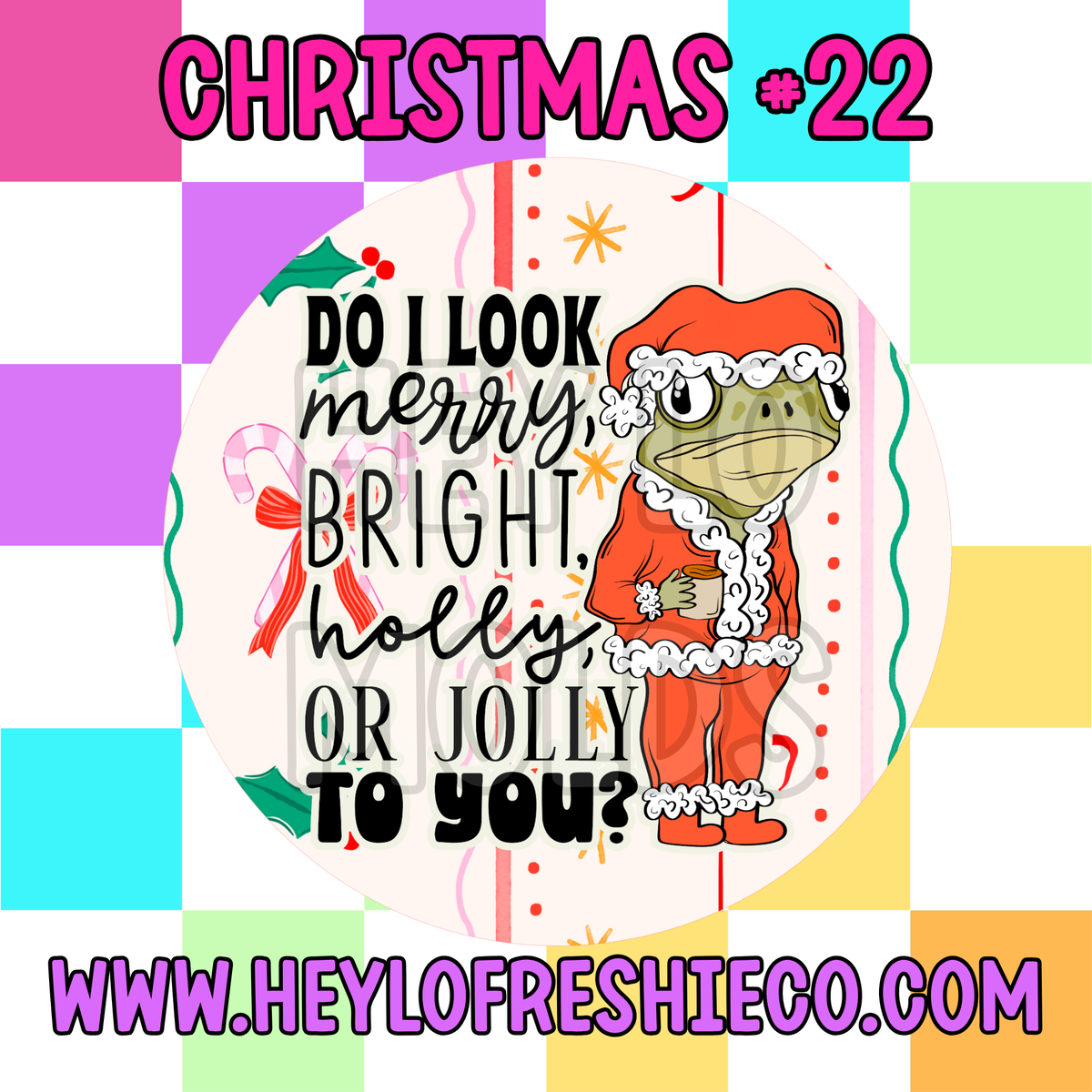 Pick Your Own (2 Inch Round) Cardstock - Christmas