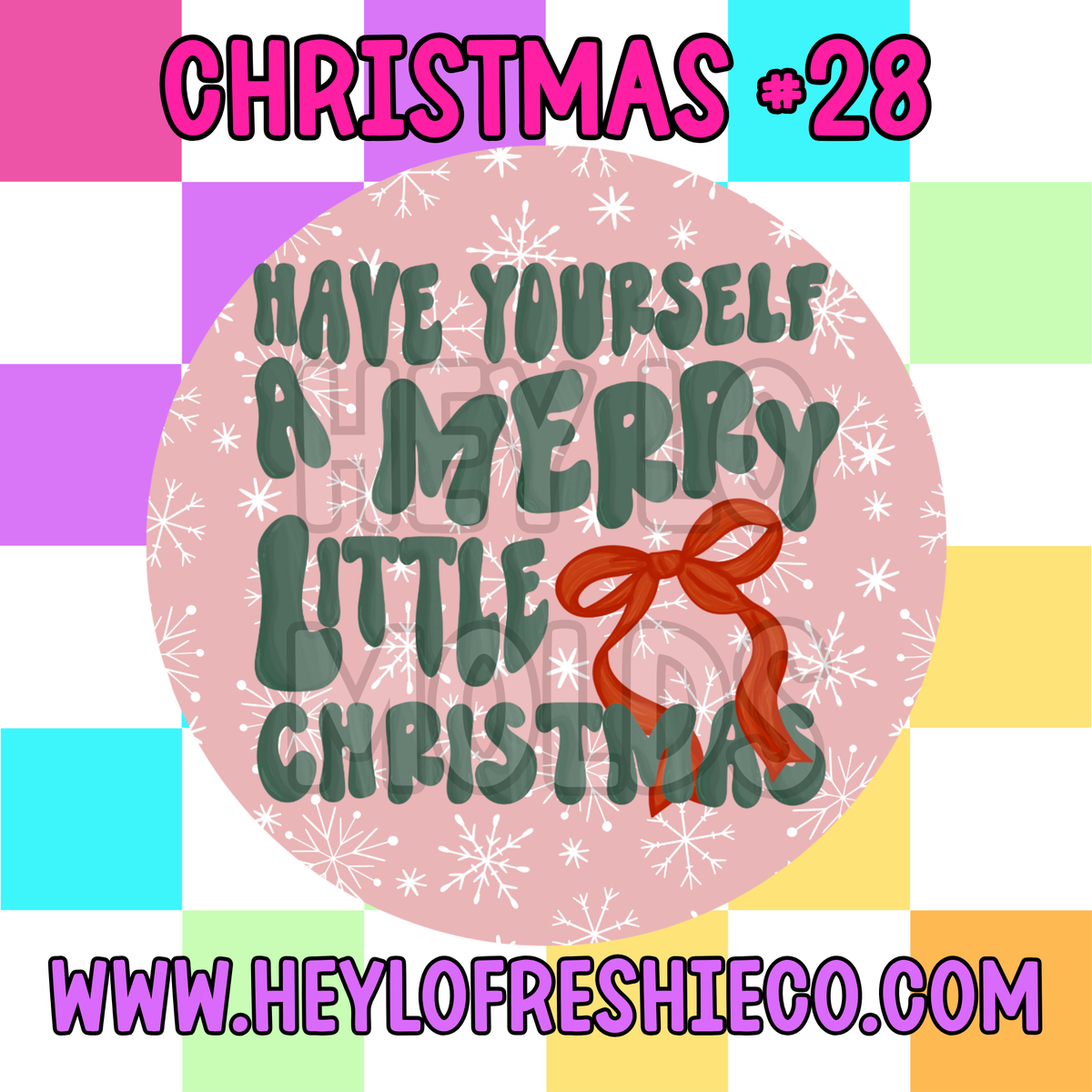 Pick Your Own (2 Inch Round) Cardstock - Christmas