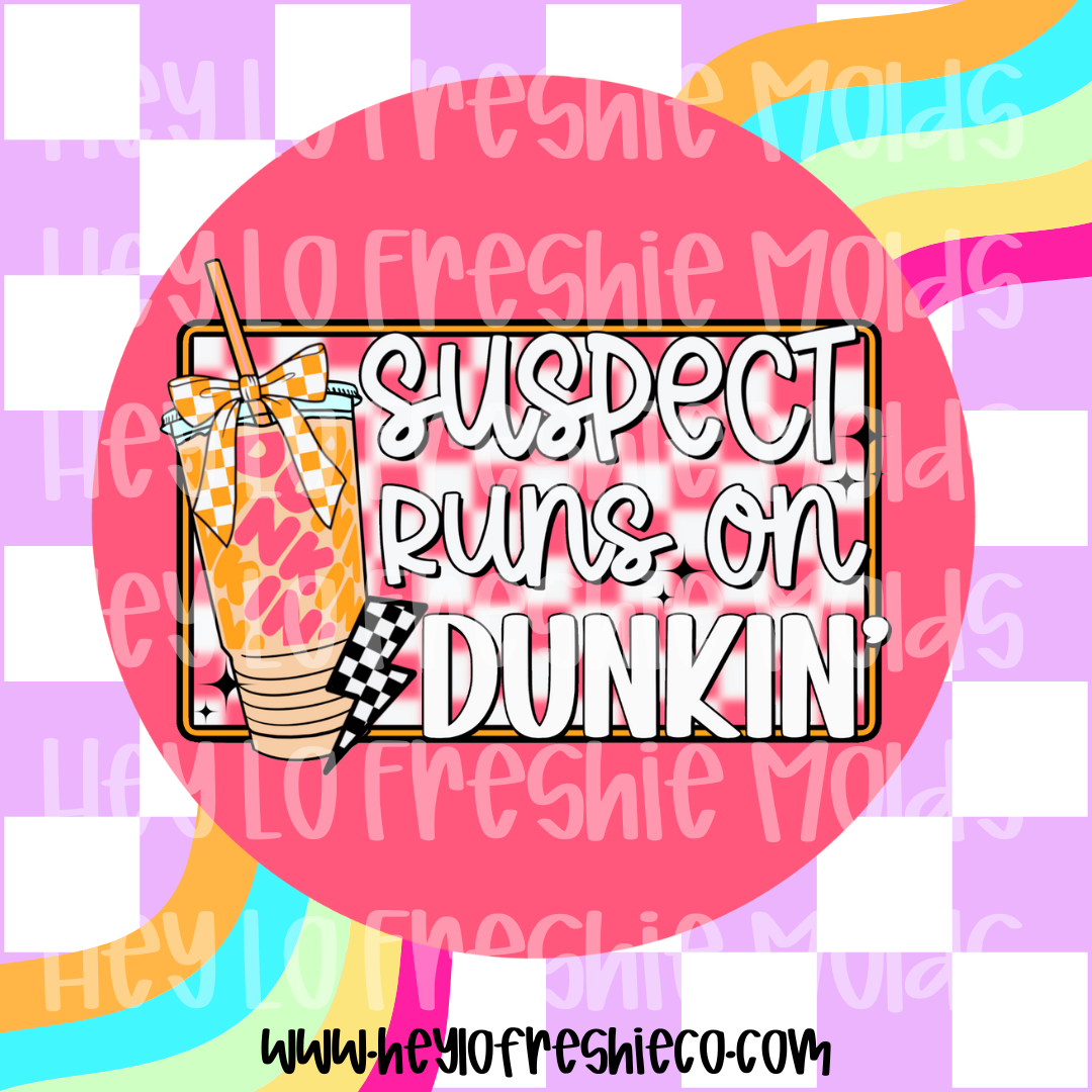 Round Cardstock 177 | Suspect Runs On Dunkin