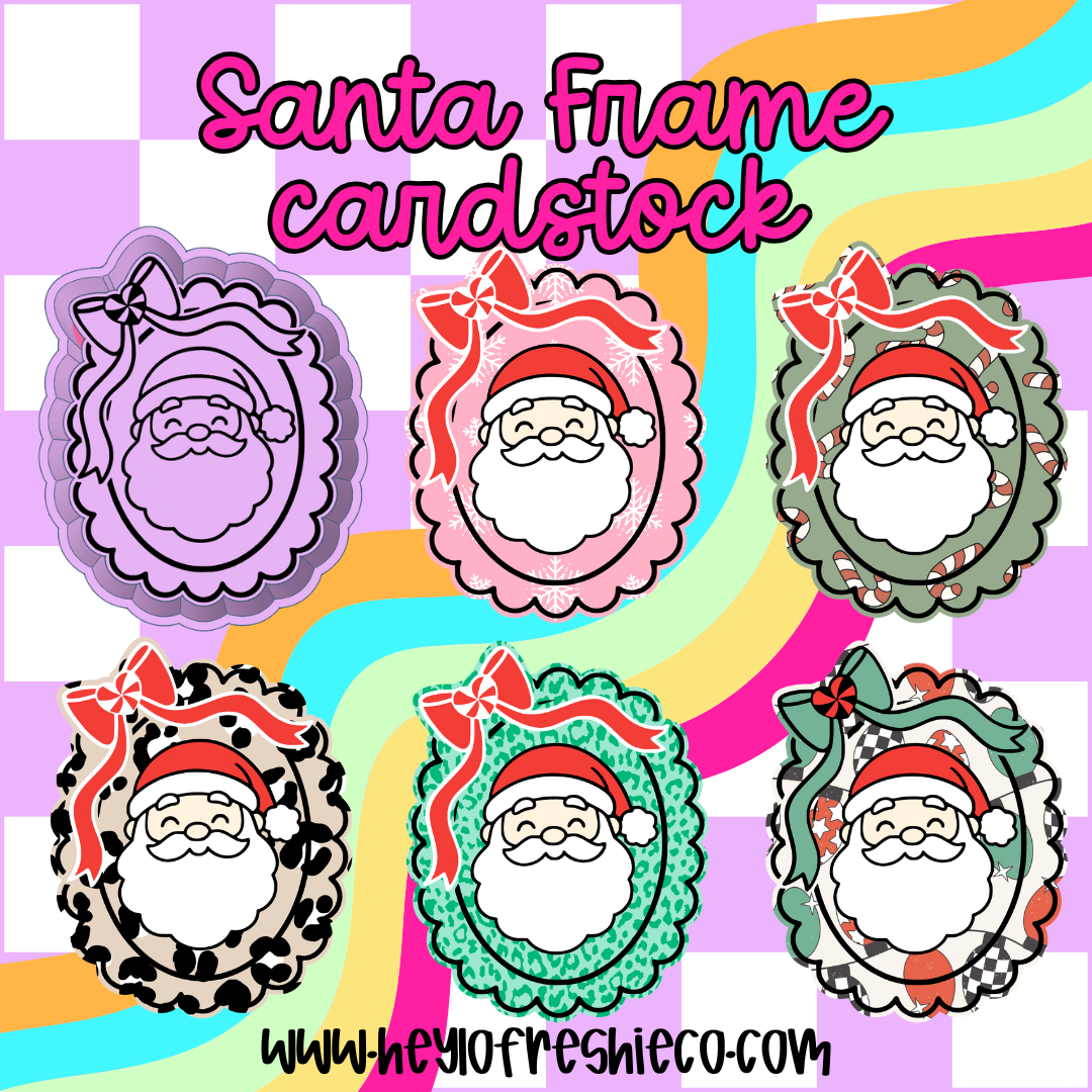 Cardstock Grab Bag | Santa Frame