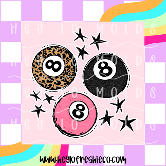 Square Cardstock | 8 Balls