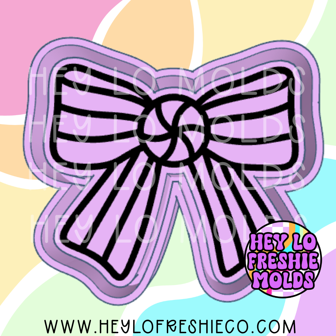 Peppermint Bow Silicone Mold