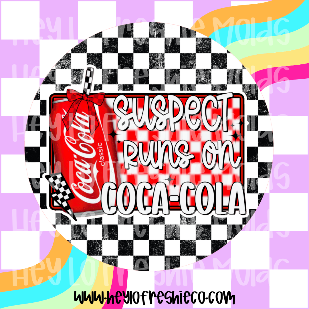 Round Cardstock 173 | Suspect Runs On Coca Cola