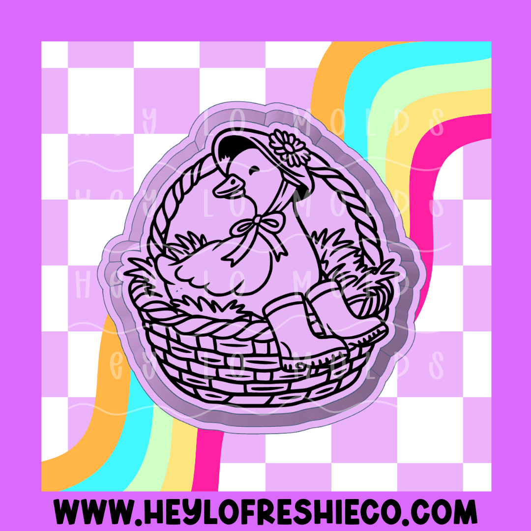 Goose In Basket Silicone Mold