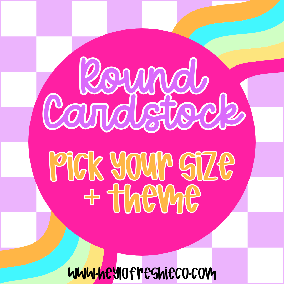 Cardstock Grab Bag | Round
