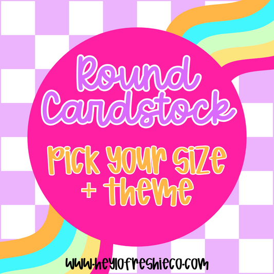 Cardstock Grab Bag | Round
