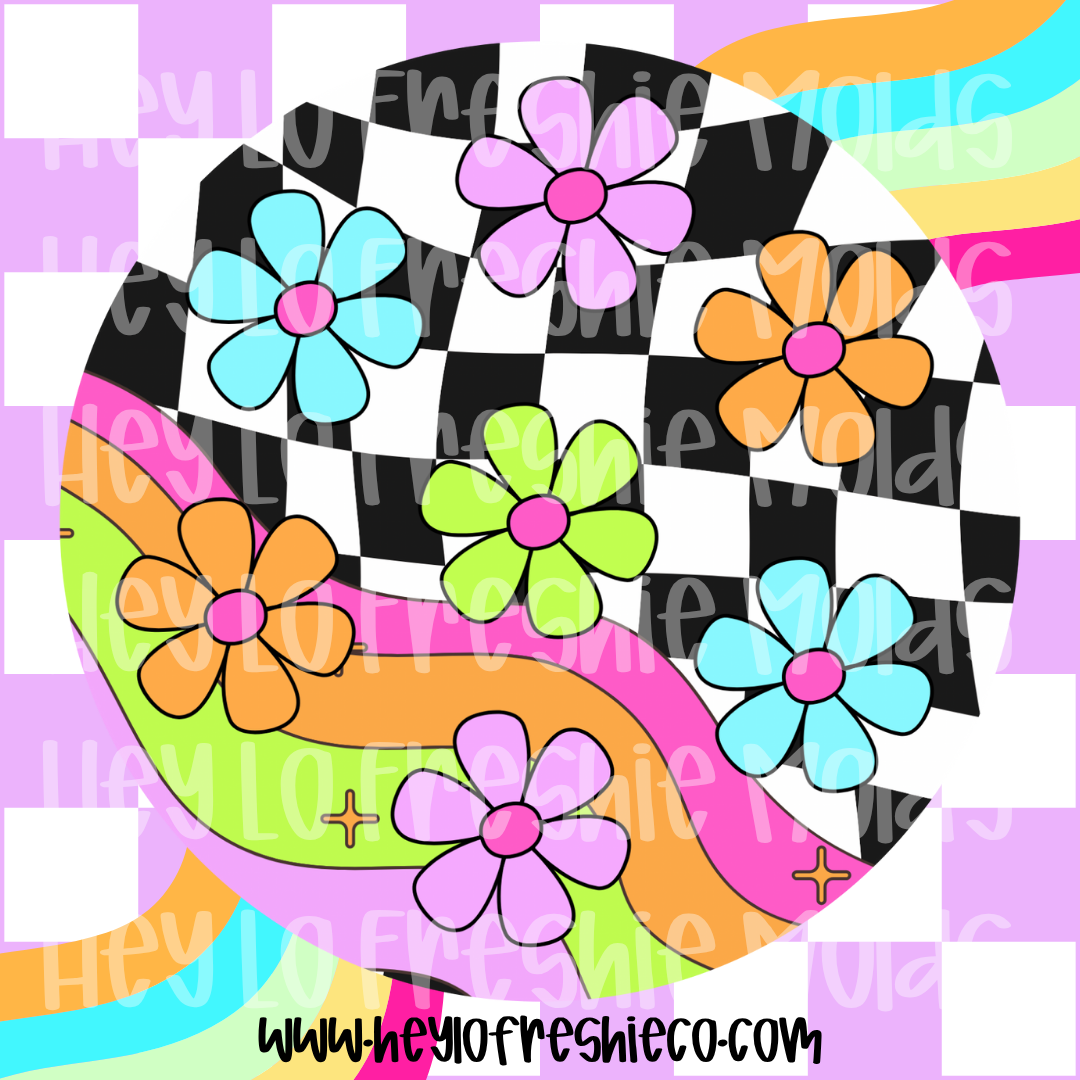 Round Cardstock 195 | Trendy Flowers
