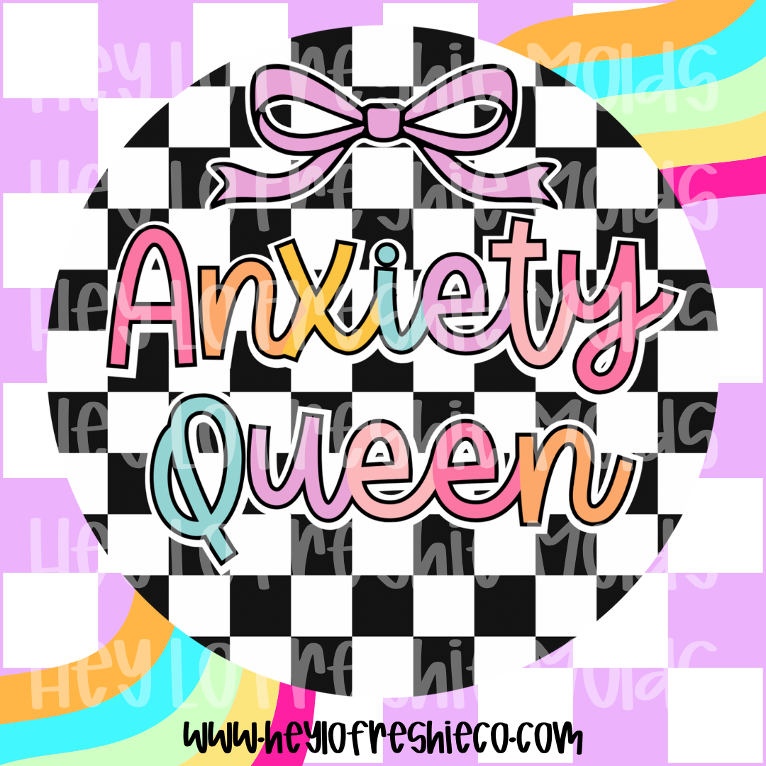 Round Cardstock 007 | Anxiety Queen