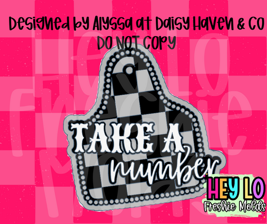 Take A Number Exclusive Silicone Mold