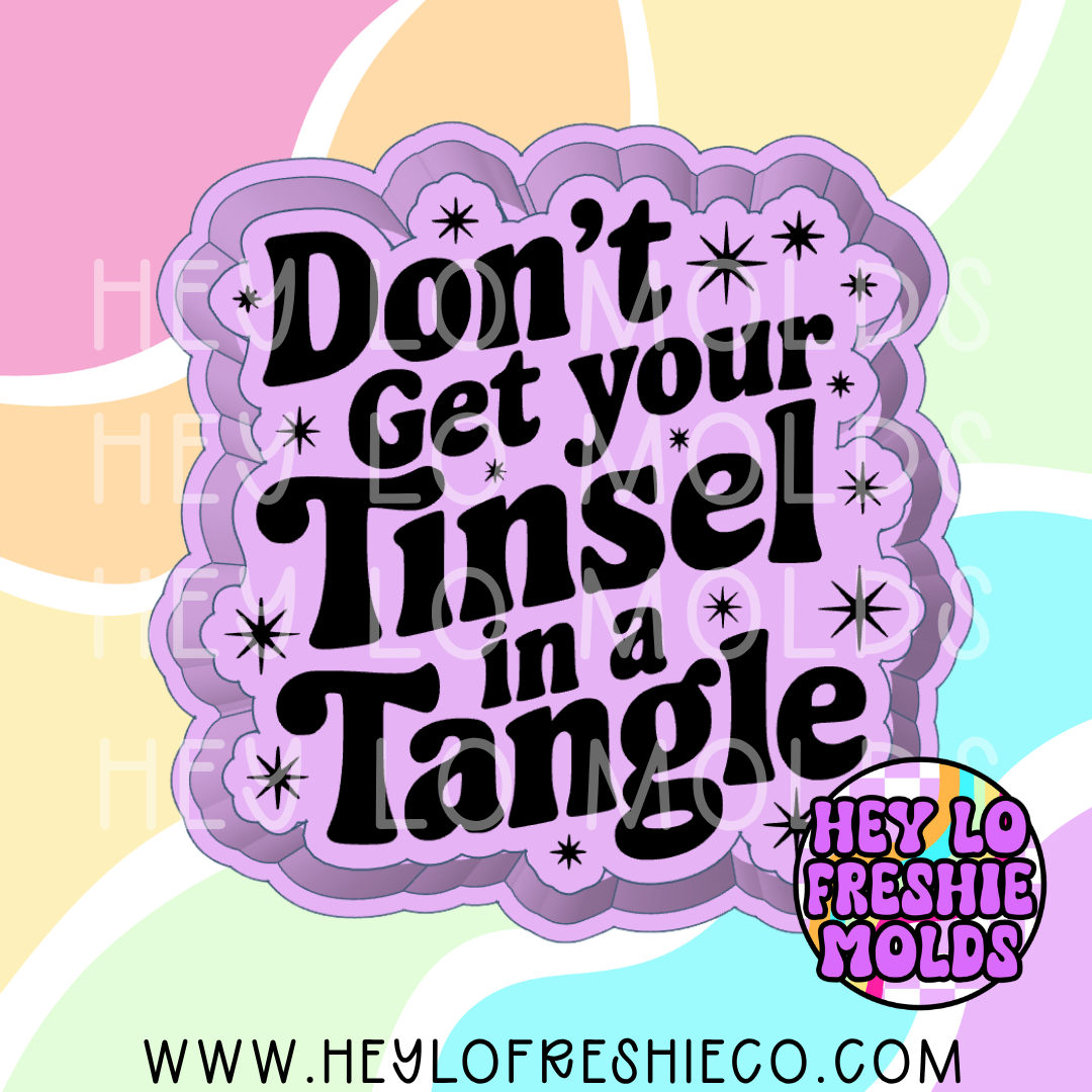 Don't Get Your Tinsel In A Tangle Silicone Mold