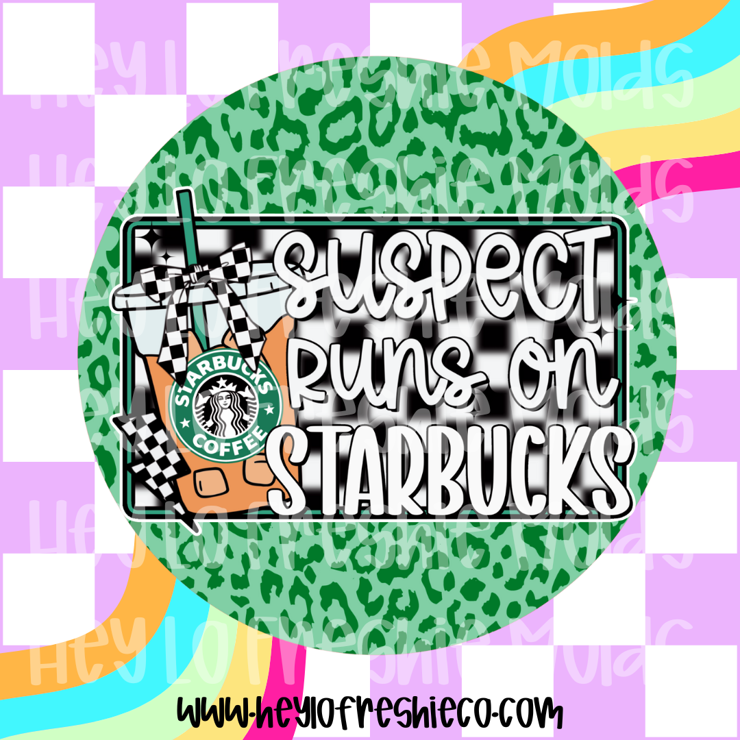 Round Cardstock 179 | Suspect Runs On Starbucks