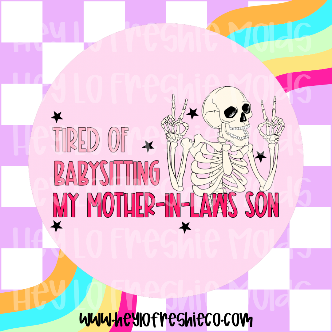 Round Cardstock 193 | Tired Of Babysitting My Mother In Laws Son