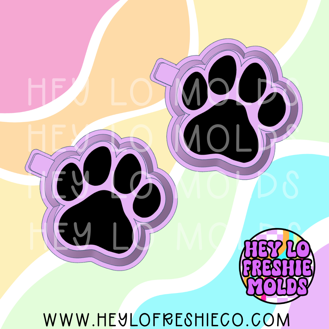 Paw Print Vent Set Silicone Mold