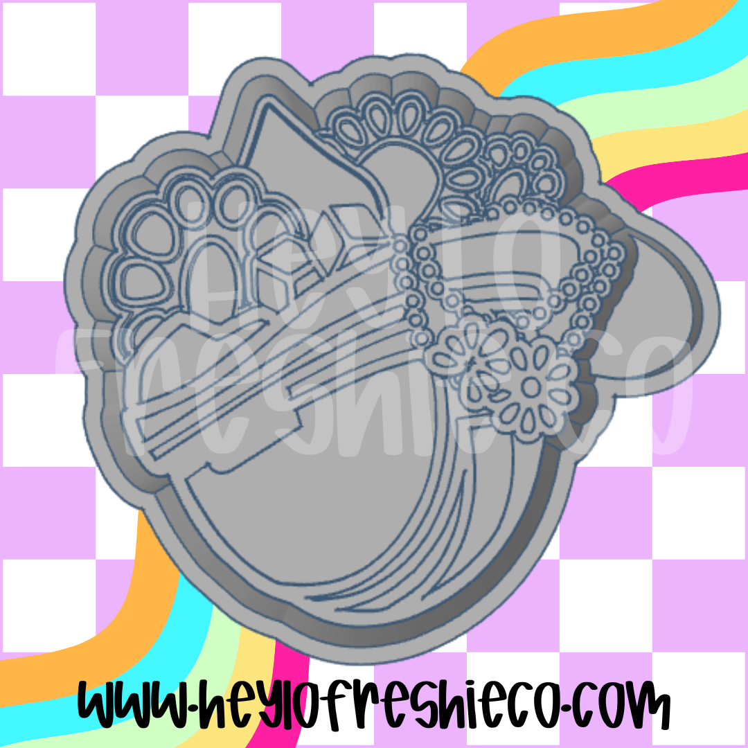 Turquoise Jewelry Hard Hat Silicone Mold