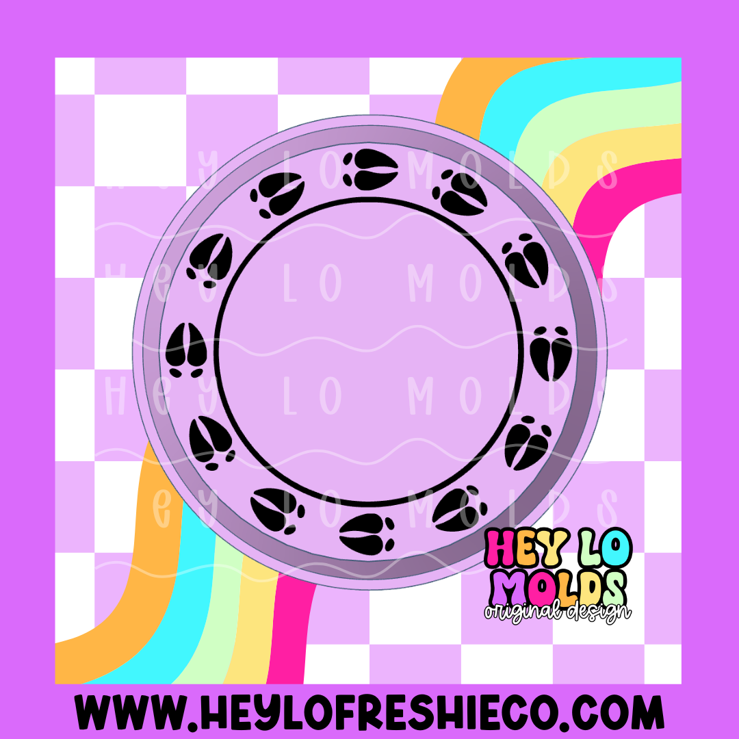 Deer Track Frame Silicone Mold